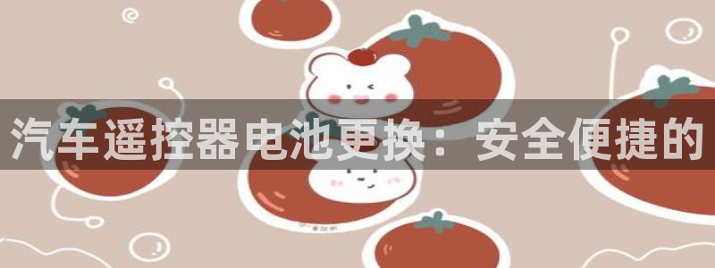 优发国际的官网是什么软件：汽车遥控器电池更换：安全便捷的