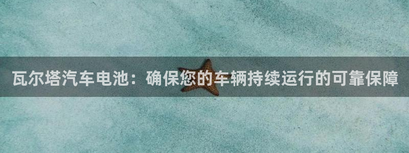 优发国际集团股份有限公司是国企吗：瓦尔塔汽车电池：确保您的车辆持续运行的可靠保障