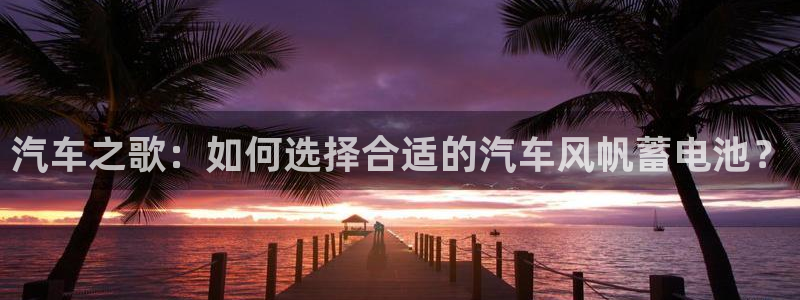 优发国际手机app下载安装：汽车之歌：如何选择合适的汽车风帆蓄电池？